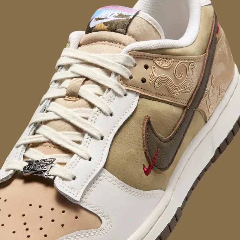 NIKE DUNK CNY 新年限定 馬年 蛇年 刺繡 休閒鞋 IQ1118-220 HV5980-231 男鞋-細節圖4