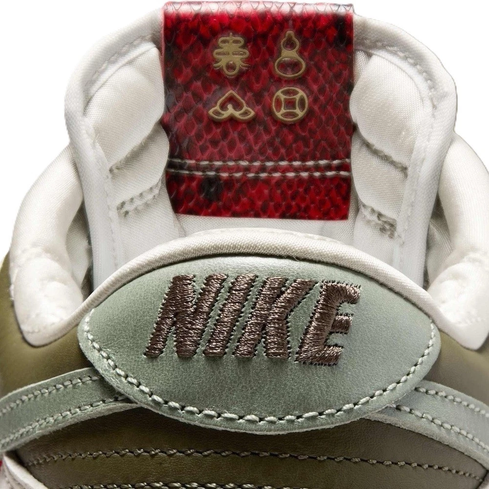 NIKE DUNK CNY 新年限定 馬年 蛇年 刺繡 休閒鞋 IQ1118-220 HV5980-231 男鞋-細節圖9