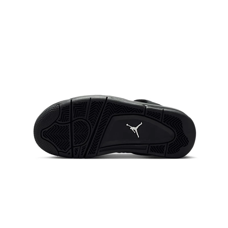 Air Jordan 4 Retro ＂Black Cat＂ GS 2025 黑貓 黑 大童 女鞋 IB4171-010-細節圖6