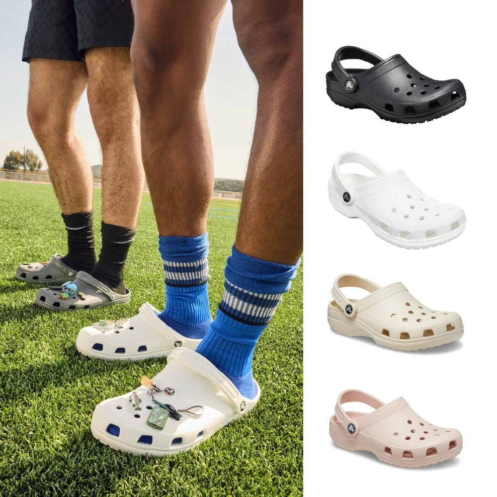 Crocs 卡駱馳 (中性鞋) 經典克駱格-白色-10001-100_洞洞鞋-細節圖2