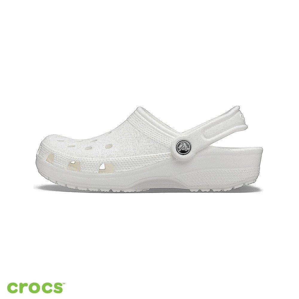 Crocs 卡駱馳 (中性鞋) 經典克駱格-白色-10001-100_洞洞鞋-細節圖8