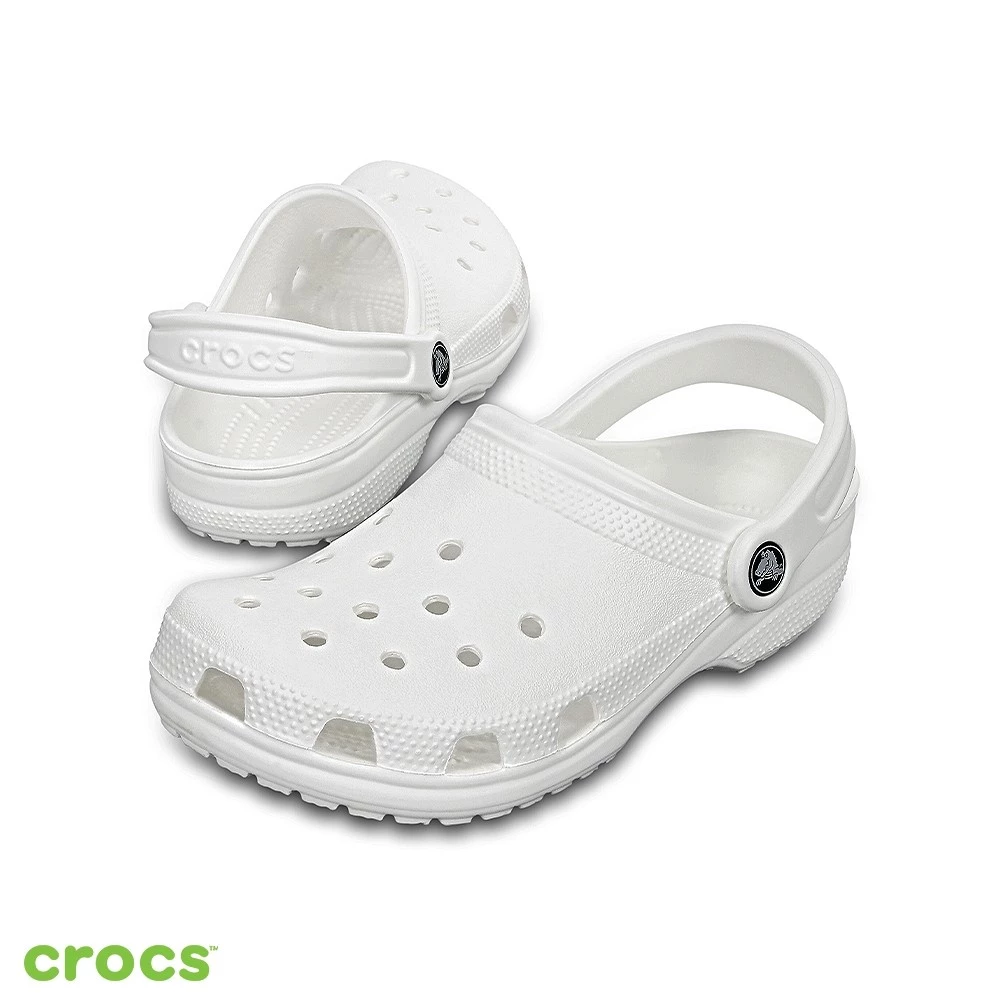 Crocs 卡駱馳 (中性鞋) 經典克駱格-白色-10001-100_洞洞鞋-細節圖9