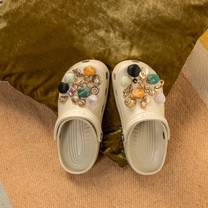 Crocs 卡駱馳 (中性鞋) 經典克駱格-骨白色-10001-2Y2_洞洞鞋-細節圖2