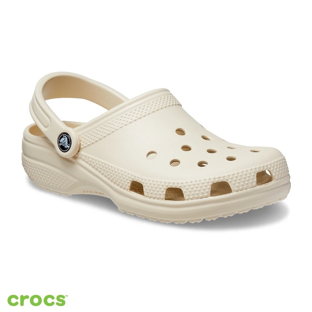 Crocs 卡駱馳 (中性鞋) 經典克駱格-骨白色-10001-2Y2_洞洞鞋-細節圖3