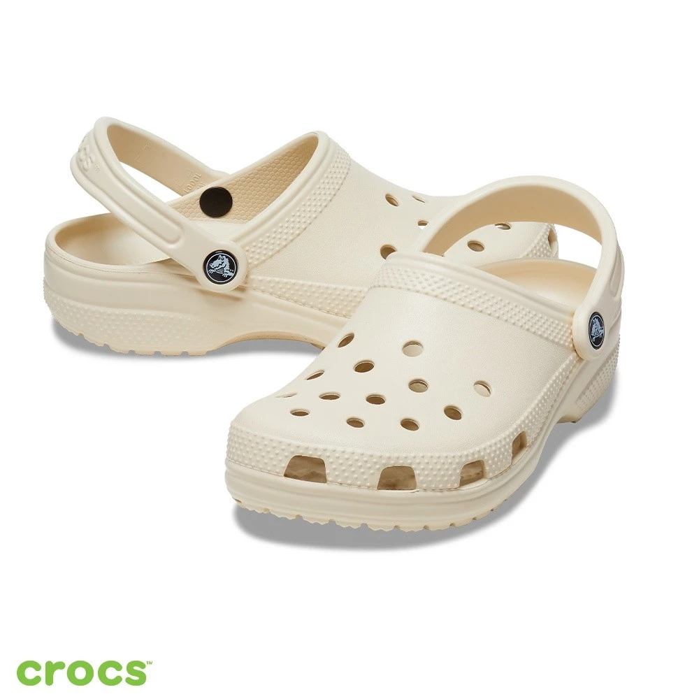 Crocs 卡駱馳 (中性鞋) 經典克駱格-骨白色-10001-2Y2_洞洞鞋-細節圖4