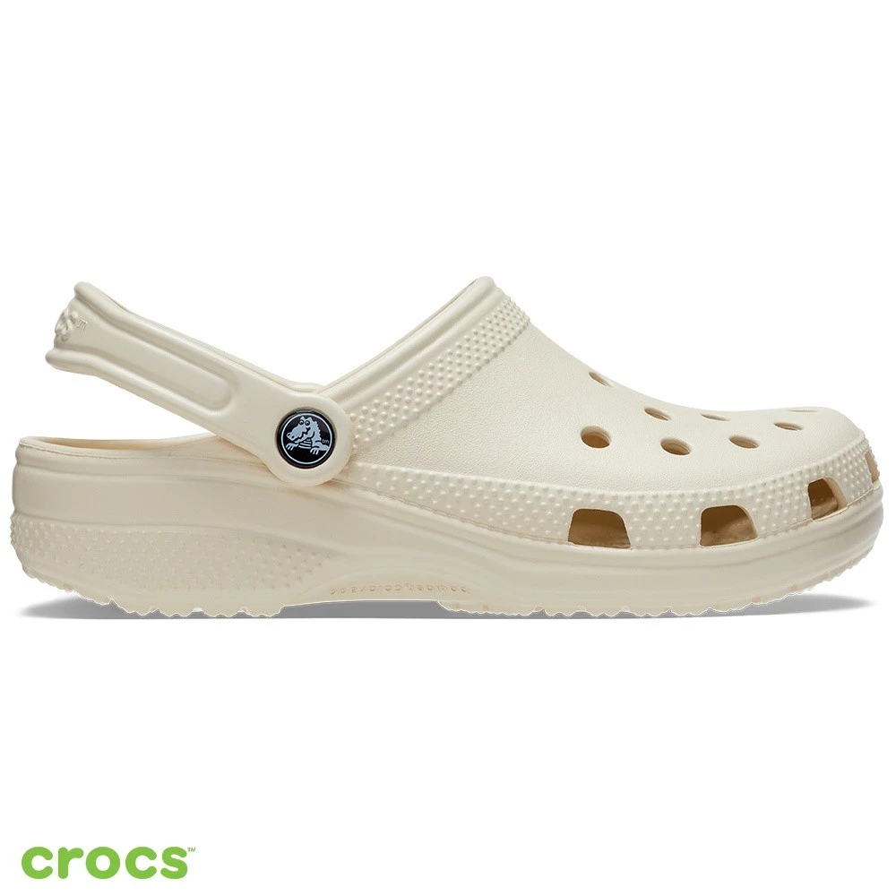 Crocs 卡駱馳 (中性鞋) 經典克駱格-骨白色-10001-2Y2_洞洞鞋-細節圖6