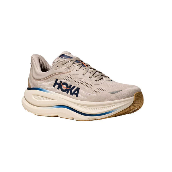 Hoka Bondi 9 Wide 1162013-SCCG 男 慢跑鞋 寬楦 跑鞋 路跑 米灰-細節圖3