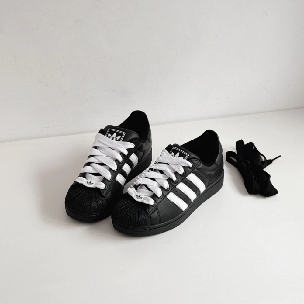 ADIDAS SUPERSTAR 2.0 貝殼頭 愛迪達 三葉草 黑白 男女鞋 JI3538 KK4474-細節圖2