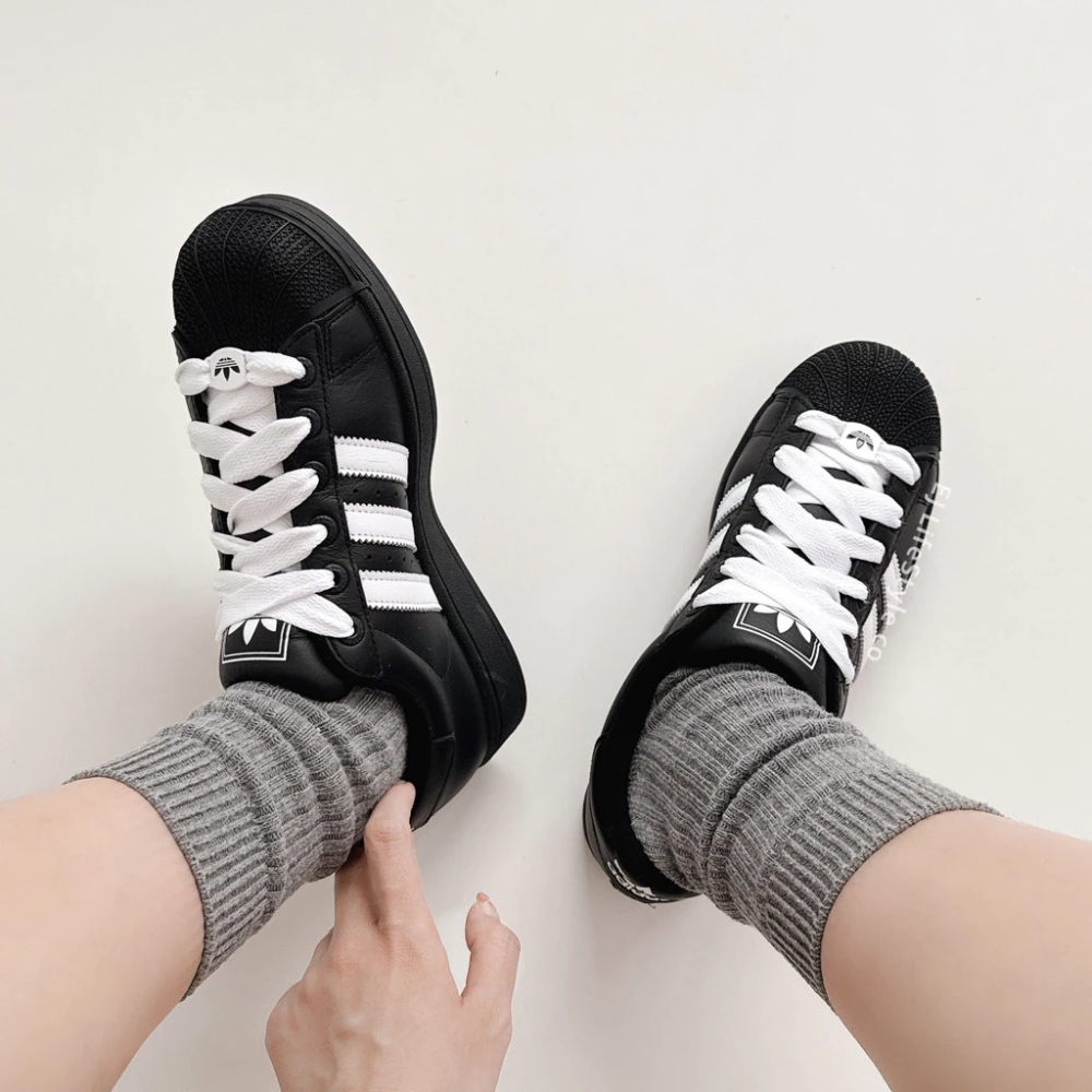 ADIDAS SUPERSTAR 2.0 貝殼頭 愛迪達 三葉草 黑白 男女鞋 JI3538 KK4474-細節圖6