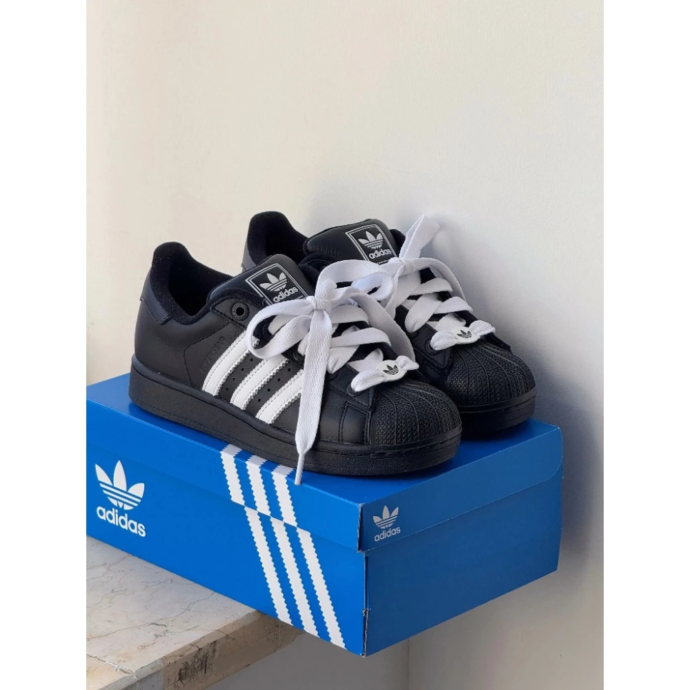 ADIDAS SUPERSTAR 2.0 貝殼頭 愛迪達 三葉草 黑白 男女鞋 JI3538 KK4474-規格圖7