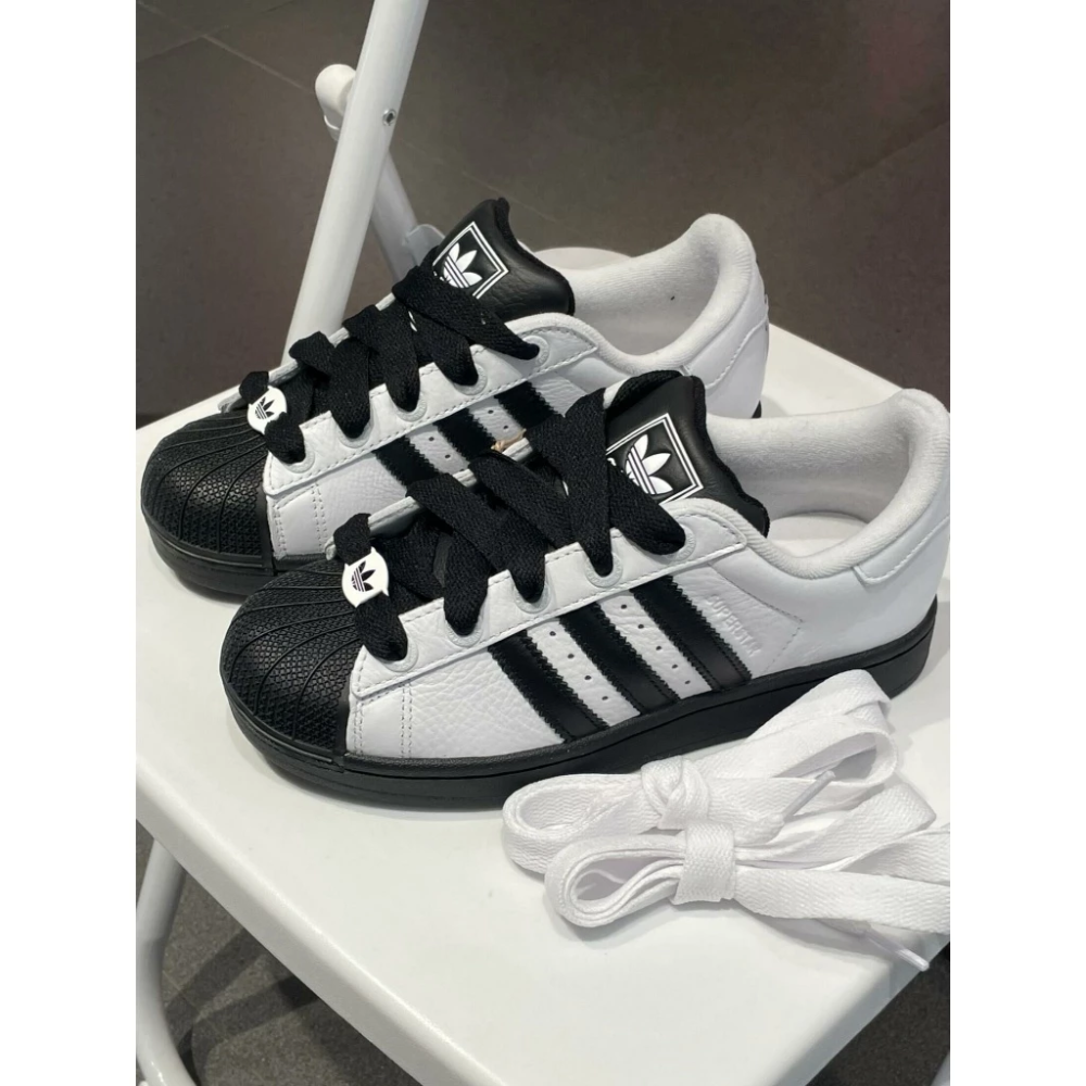ADIDAS SUPERSTAR 2.0 貝殼頭 愛迪達 三葉草 黑白 男女鞋 JI3538 KK4474-規格圖7