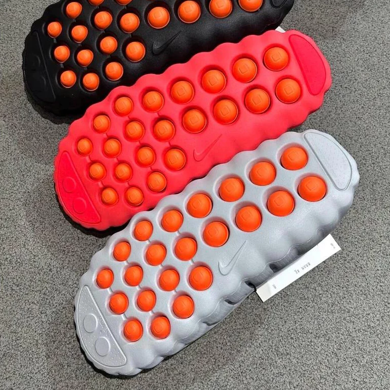 Nike Mind 001穆勒鞋 包頭拖鞋 黑色 灰色 紅色 賽前穆勒鞋 HQ4307-001 HQ4307-003-細節圖2