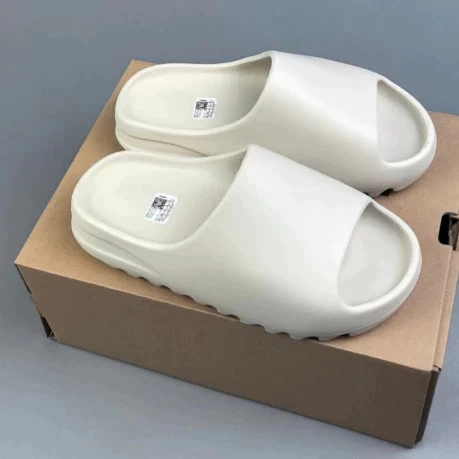 Adidas Yeezy slide by Kanye West 拖鞋骨白 黑色 米棕色 厚底拖鞋 男女鞋 FZ5897-規格圖9