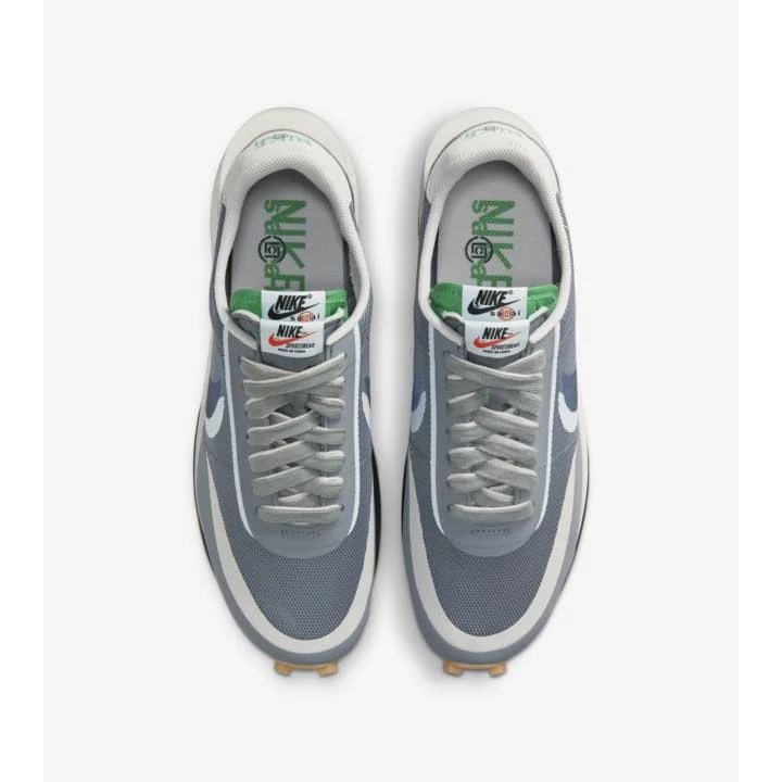 CLOT x SACAI x Nike LDWaffle DH1347-100 DH3114-001灰藍 橘紅 三方聯名-細節圖5