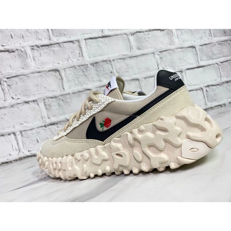 Undercover x Nike Overbreak SP 米白 刺繡玫瑰 增高 軟綿綿 DD1789-200-細節圖2
