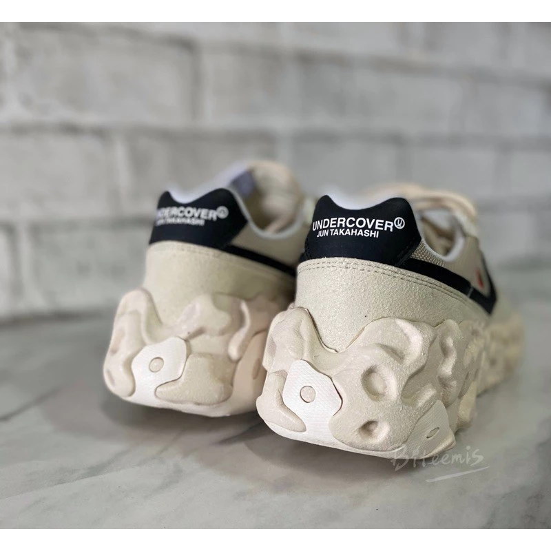Undercover x Nike Overbreak SP 米白 刺繡玫瑰 增高 軟綿綿 DD1789-200-細節圖3