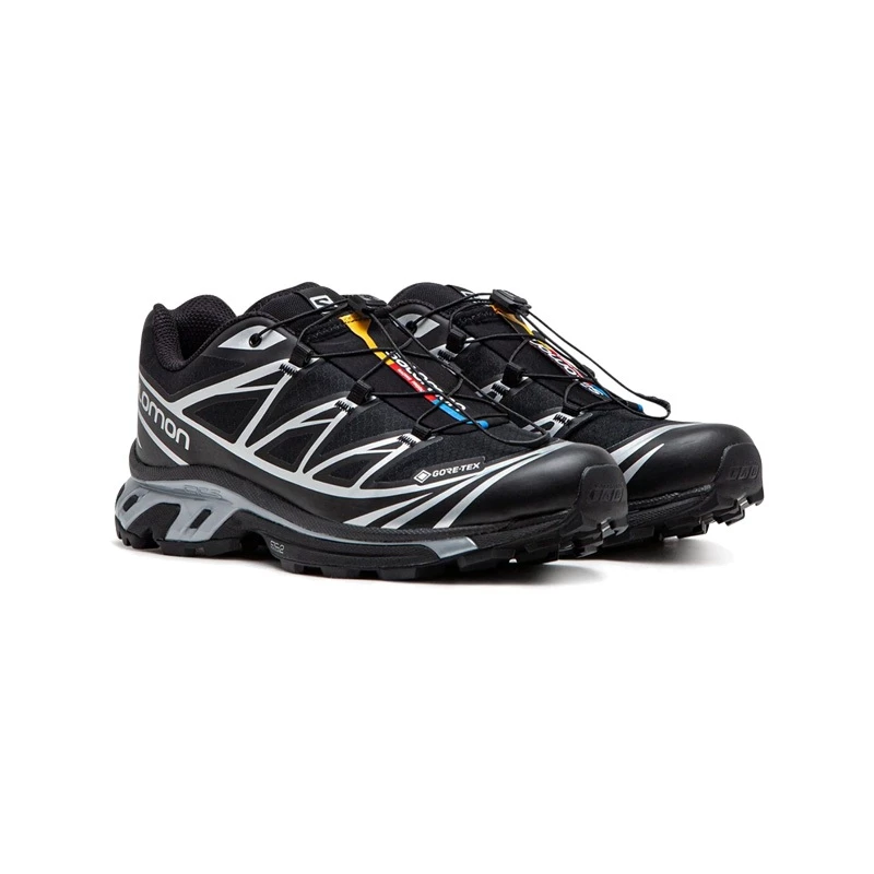 Salomon XT-6 GTX 防水 GORE-TEX 黑 銀 474506 XT6-細節圖2