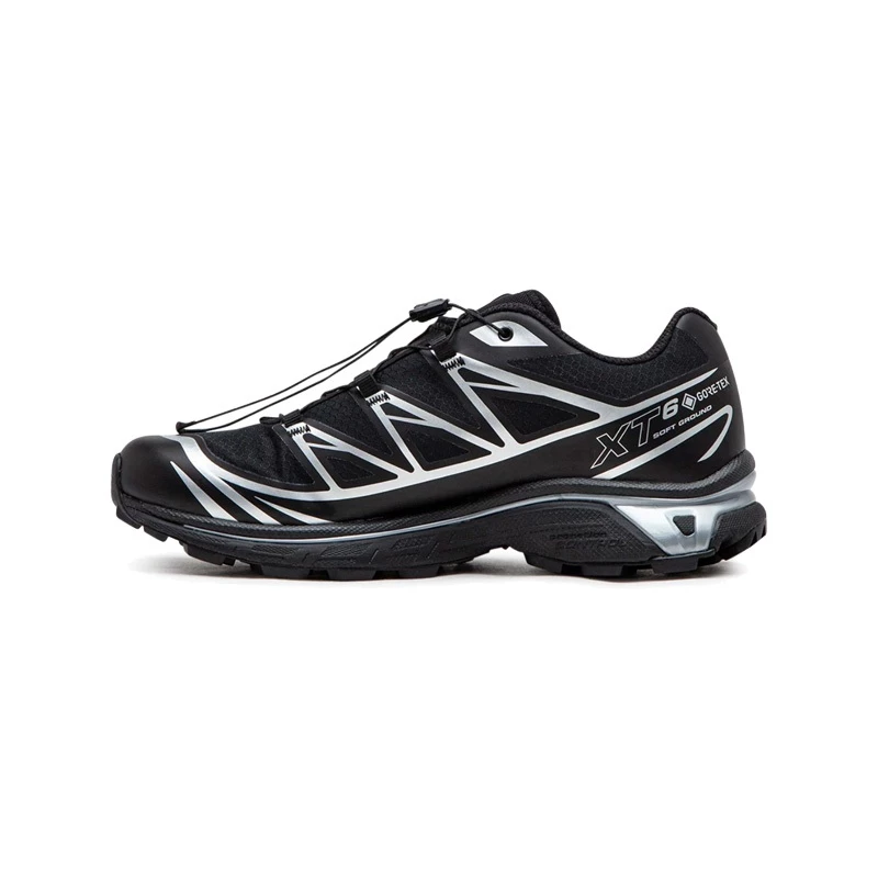 Salomon XT-6 GTX 防水 GORE-TEX 黑 銀 474506 XT6-細節圖4