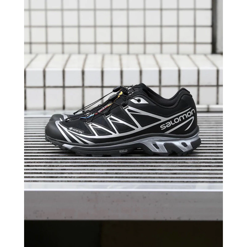Salomon XT-6 GTX 防水 GORE-TEX 黑 銀 474506 XT6-細節圖6