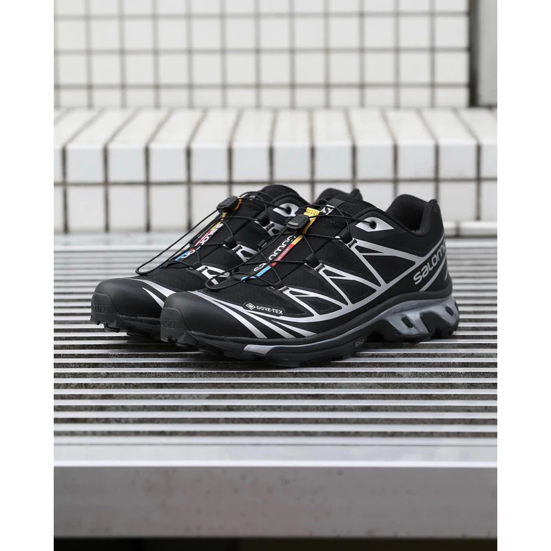 Salomon XT-6 GTX 防水 GORE-TEX 黑 銀 474506 XT6-細節圖7