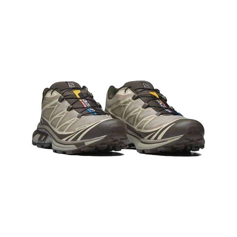 Salomon XT-6 GTX 防水 GORE-TEX 褐 棕 卡其 灰 417412-細節圖2