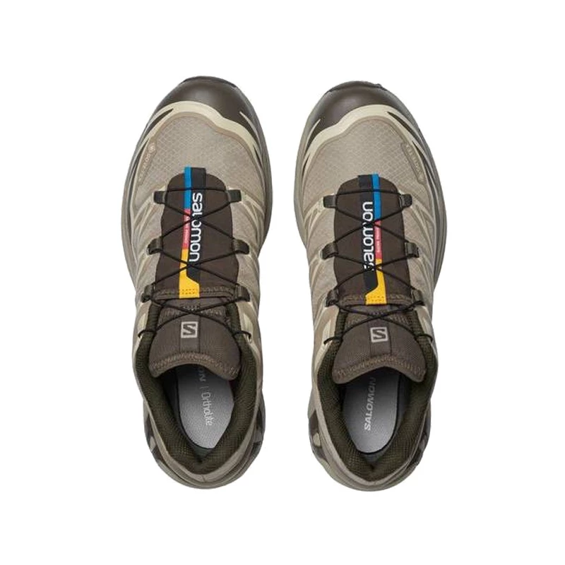 Salomon XT-6 GTX 防水 GORE-TEX 褐 棕 卡其 灰 417412-細節圖3