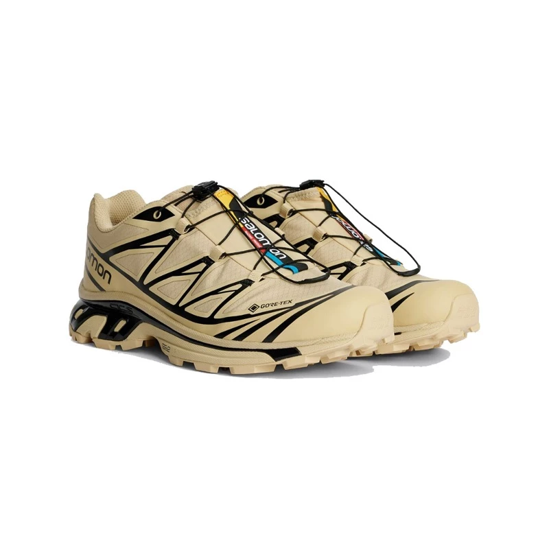 Salomon XT-6 GTX 防水 GORE-TEX 沙色 卡其 474455-細節圖2