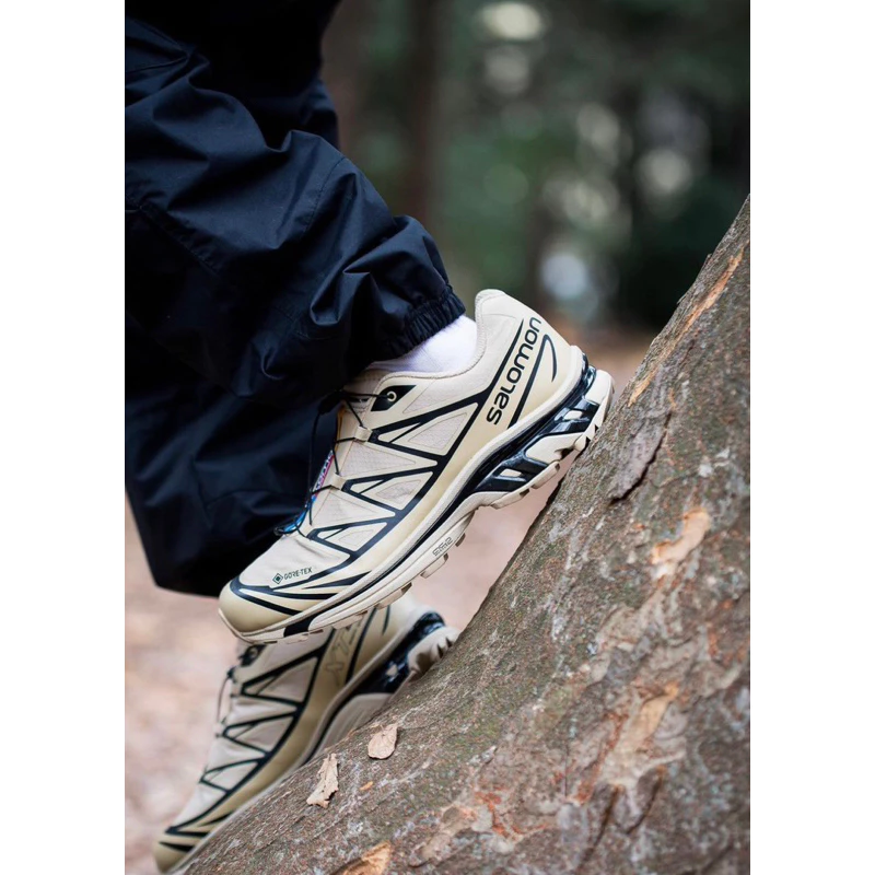 Salomon XT-6 GTX 防水 GORE-TEX 沙色 卡其 474455-細節圖7