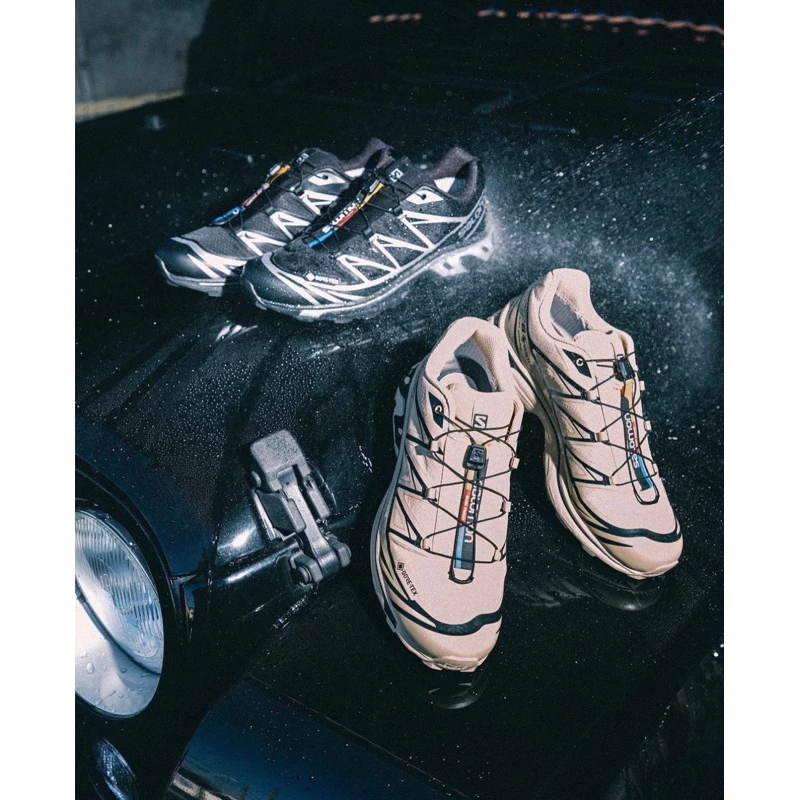 Salomon XT-6 GTX 防水 GORE-TEX 沙色 卡其 474455-細節圖8