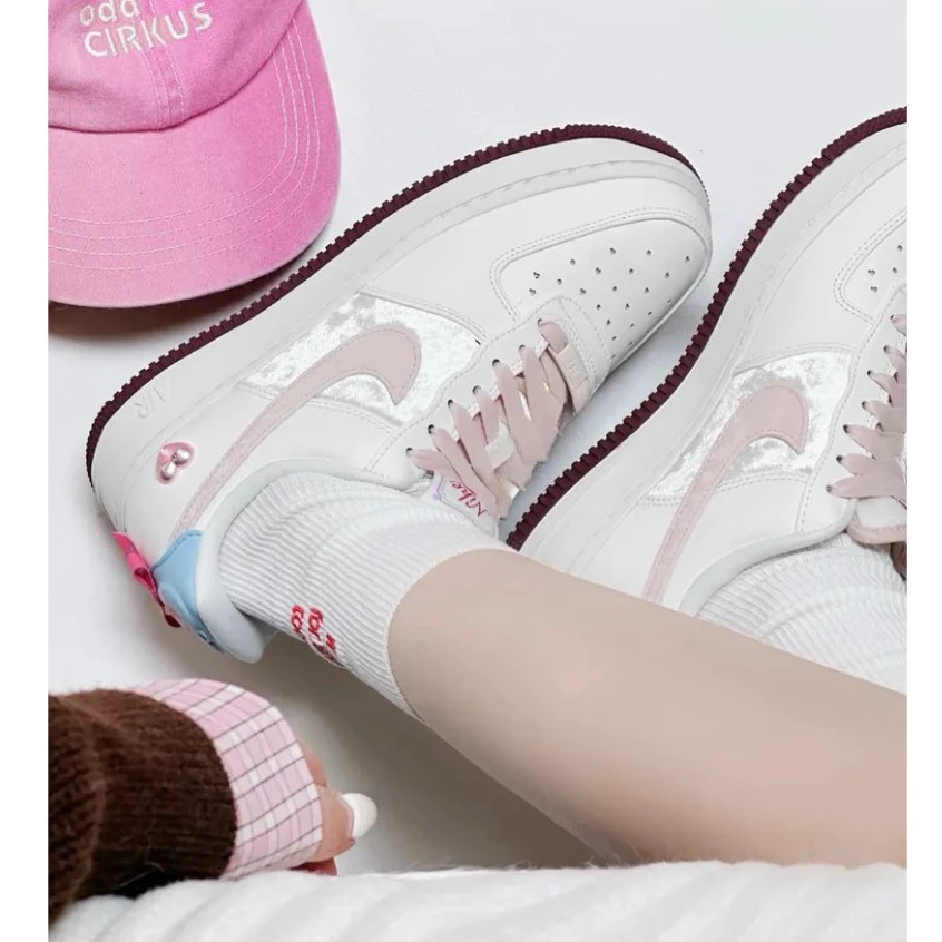 Nike Air Force 1 Low ＂Valentine＇s Day＂ 情人節限定 白色女鞋 IQ4937-161-細節圖2
