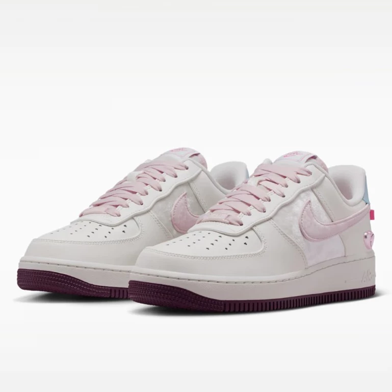 Nike Air Force 1 Low ＂Valentine＇s Day＂ 情人節限定 白色女鞋 IQ4937-161-細節圖7