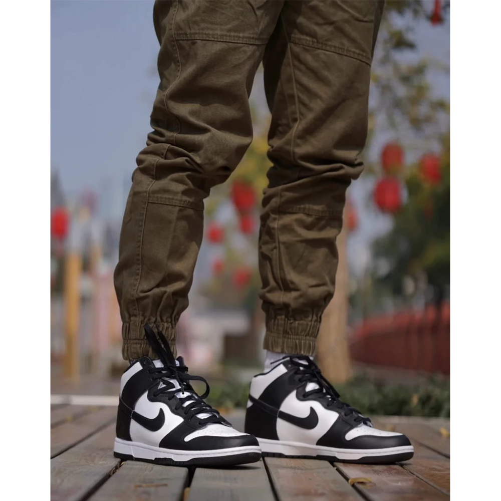 Nike Dunk Hi 高筒 蛋殼 不敗款 滑板鞋 熊貓 DD1399-105-細節圖4