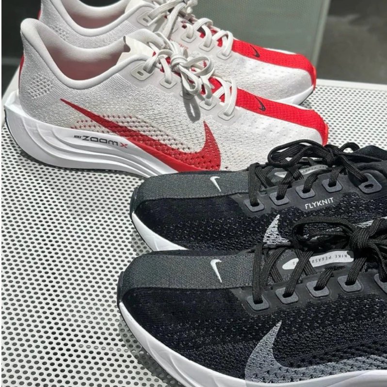 Nike Pegasus Plus 小飛馬 Zoom 黑白 FQ7262-002 白紅-細節圖4