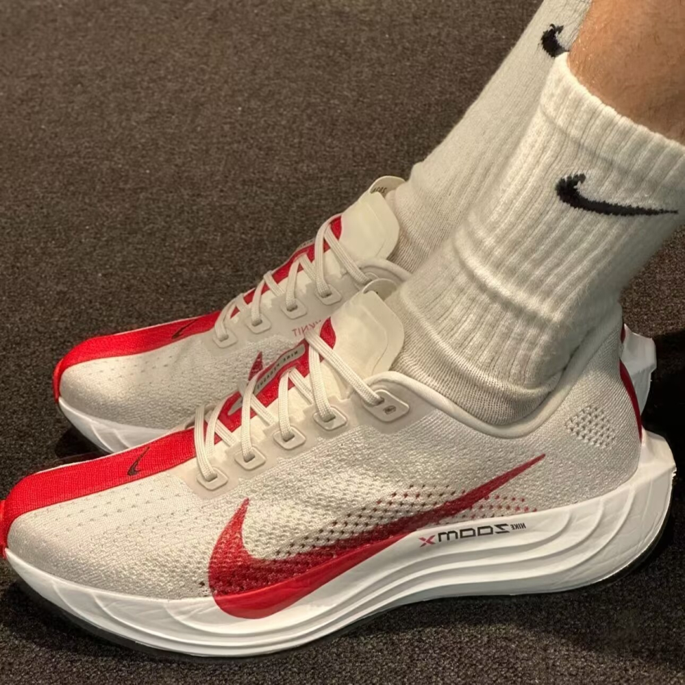 Nike Pegasus Plus 小飛馬 Zoom 黑白 FQ7262-002 白紅-細節圖7