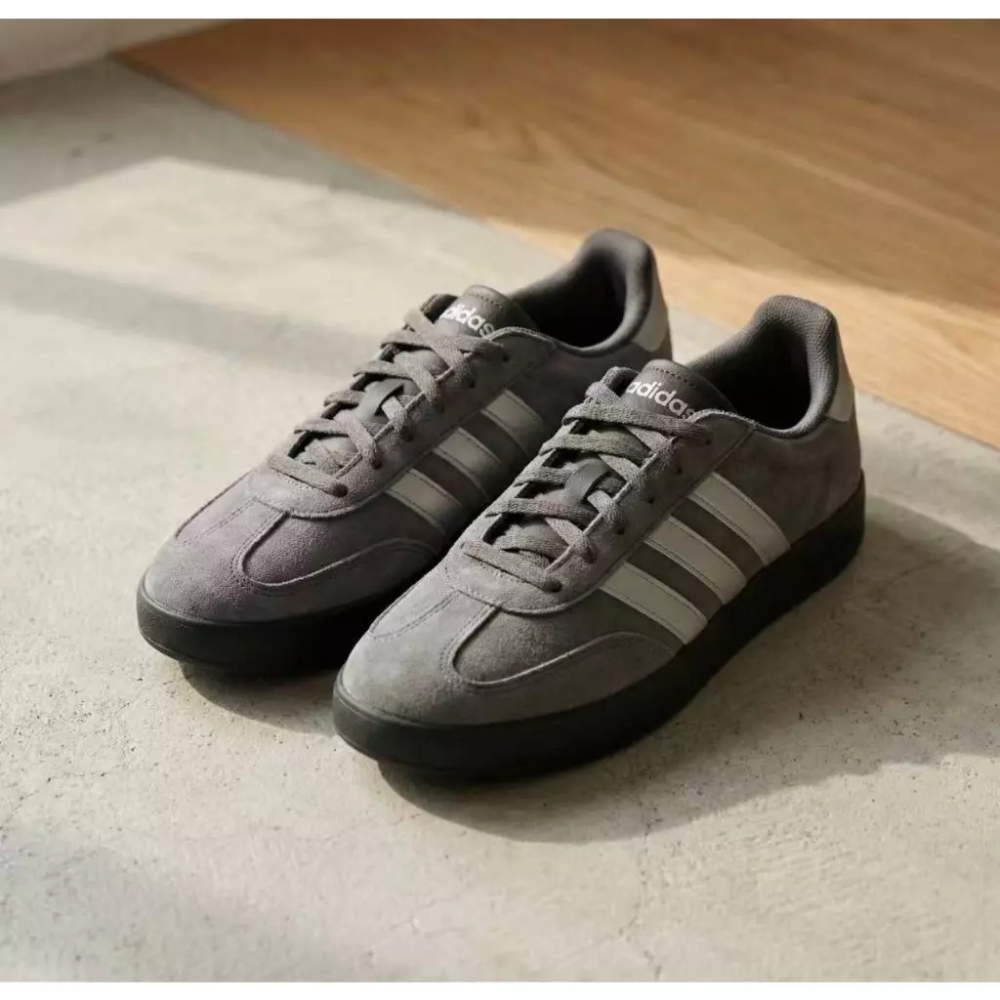 Adidas Barreda Grey 麂皮 復古灰 休閒鞋 德訓鞋 女鞋 KH6999-細節圖6