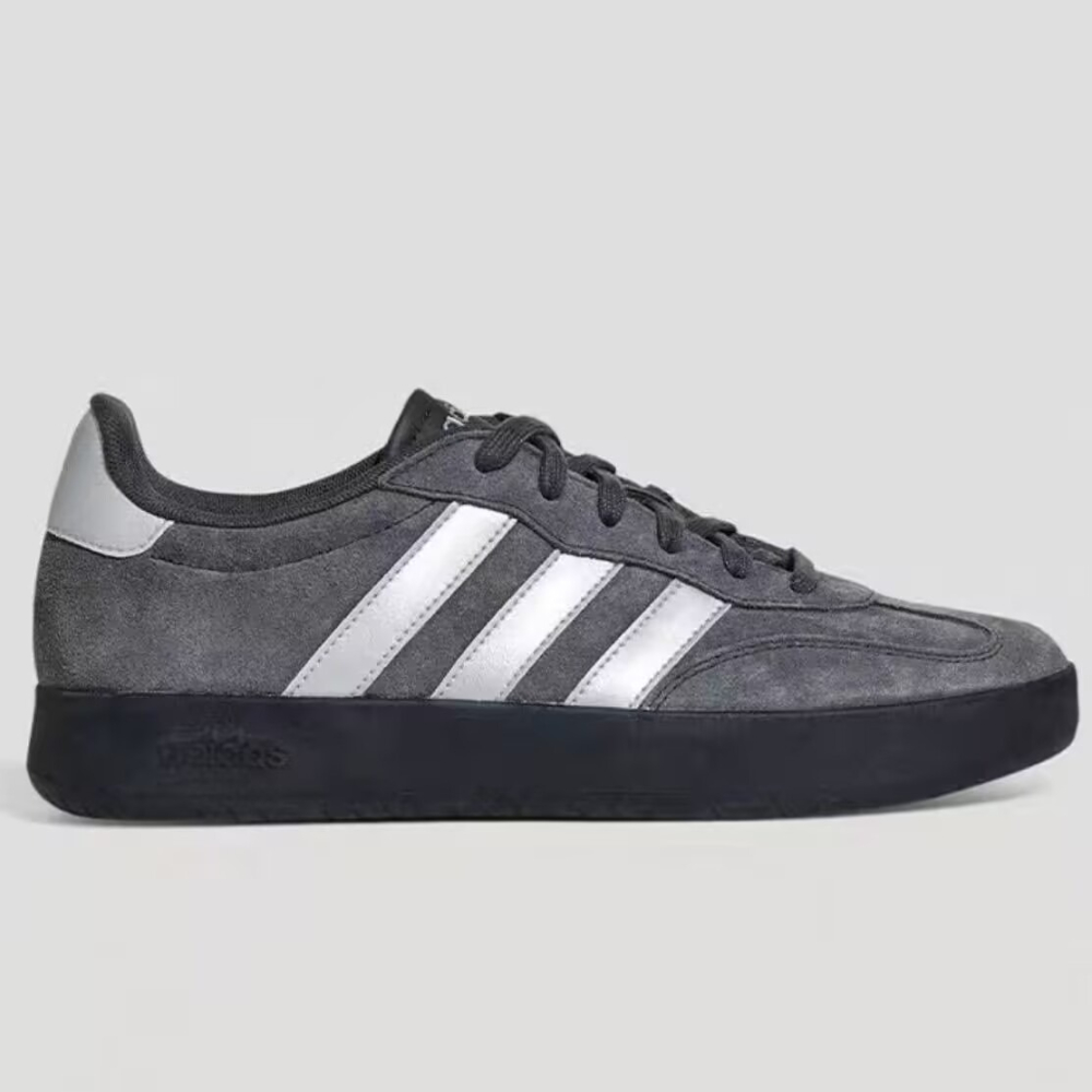 Adidas Barreda Grey 麂皮 復古灰 休閒鞋 德訓鞋 女鞋 KH6999-細節圖7