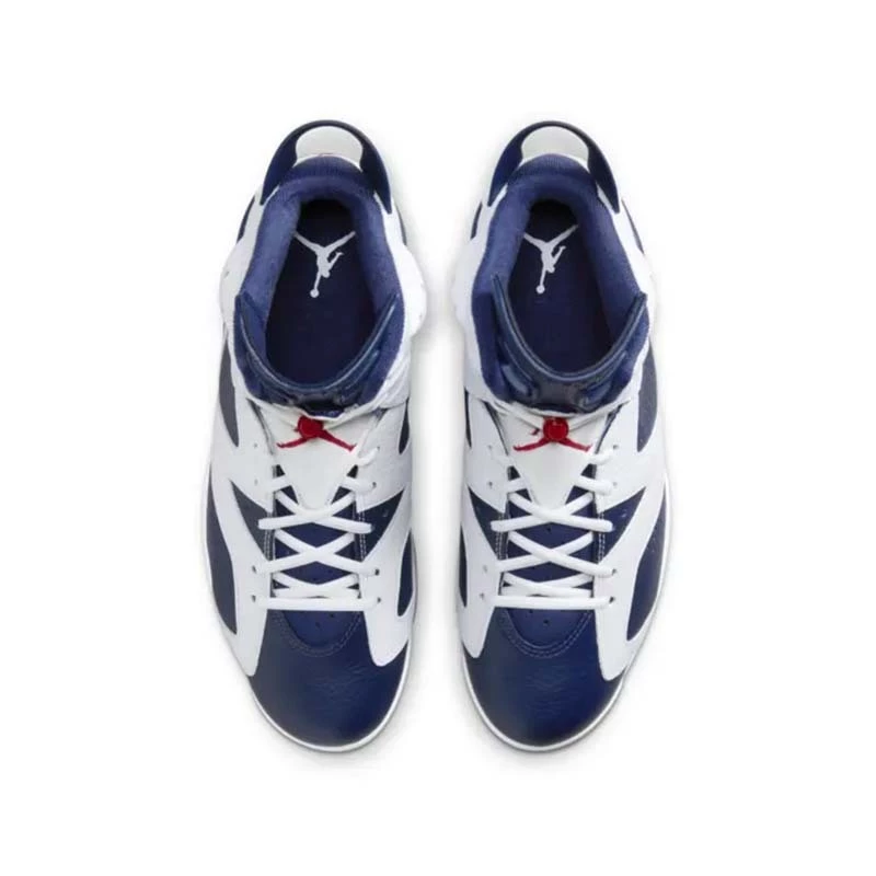 Air Jordan 6 ＂Olympic＂2024版 奧運 美國隊配色 午夜藍 藍白 男款 CT8529-164-細節圖5