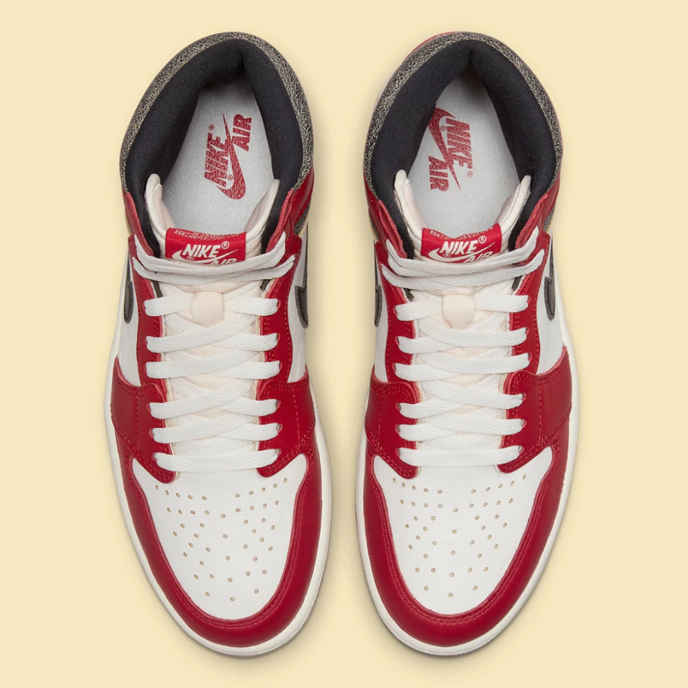 Air Jordan 1 休閒鞋 OG Lost&Found 2022復刻 芝加哥配色 DZ5485-612-細節圖8