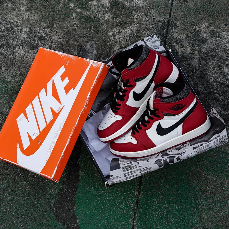 Air Jordan 1 休閒鞋 OG Lost&Found 2022復刻 芝加哥配色 DZ5485-612-細節圖11