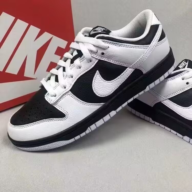 Nike Dunk Low 馬年限定 米黑 麂皮 浮雕 反轉熊貓 奶油白 IF3944-001-細節圖3