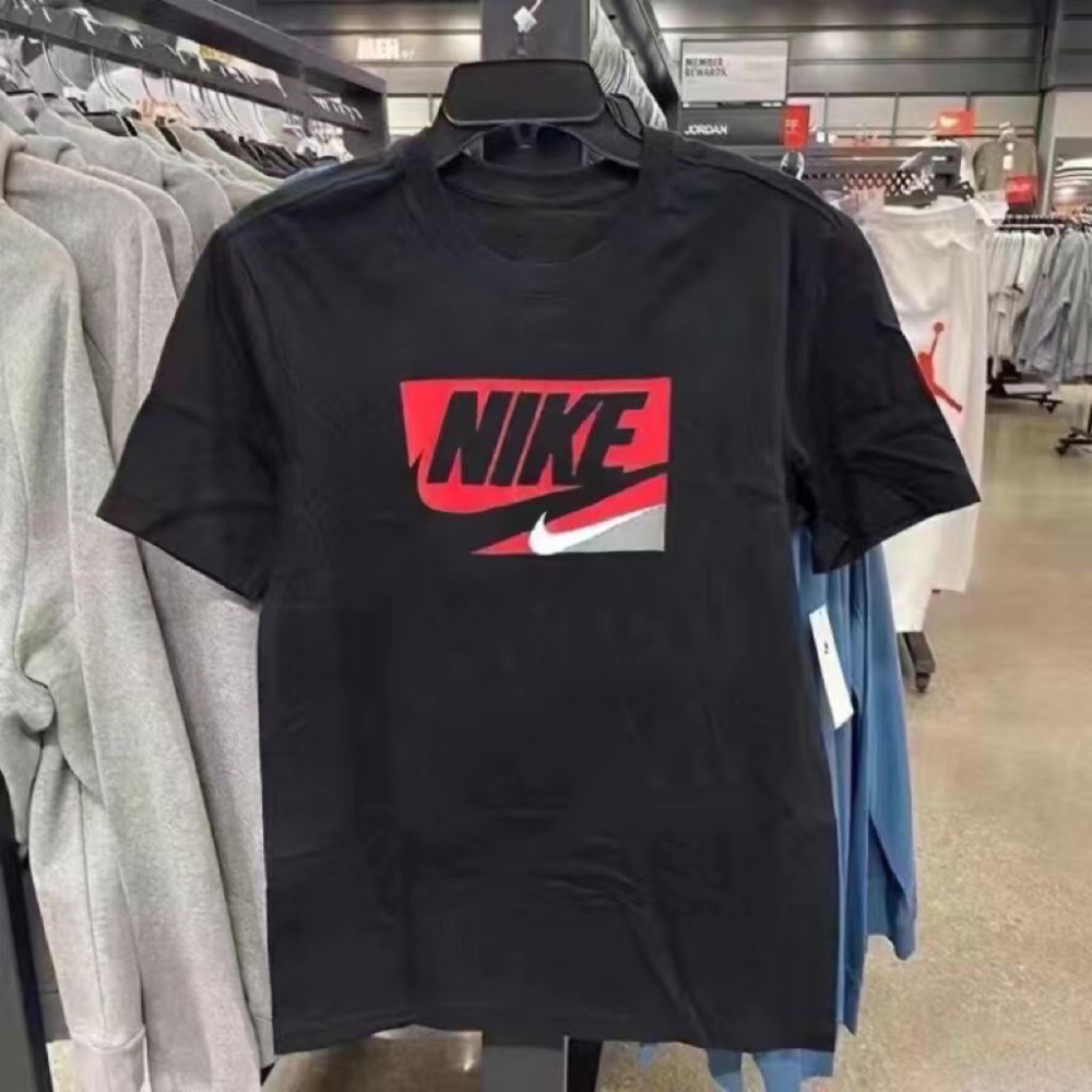 Nike/耐克短袖男女運動T恤夏季情侶透氣純棉圓領休閒上衣大學生短袖-細節圖3