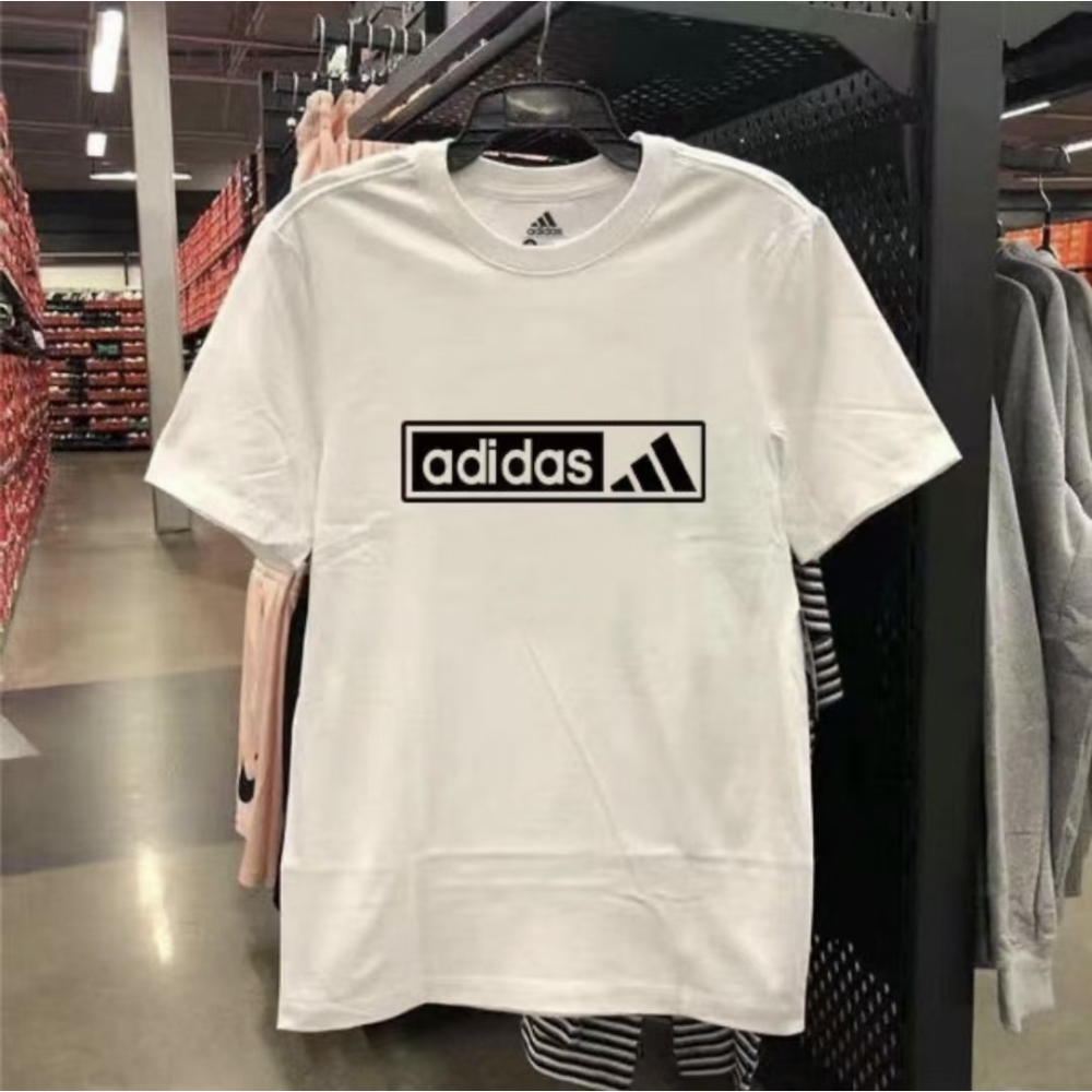 adidas阿迪達斯運動t恤男女男短袖情侶裝夏季休閒圓領0036-規格圖9