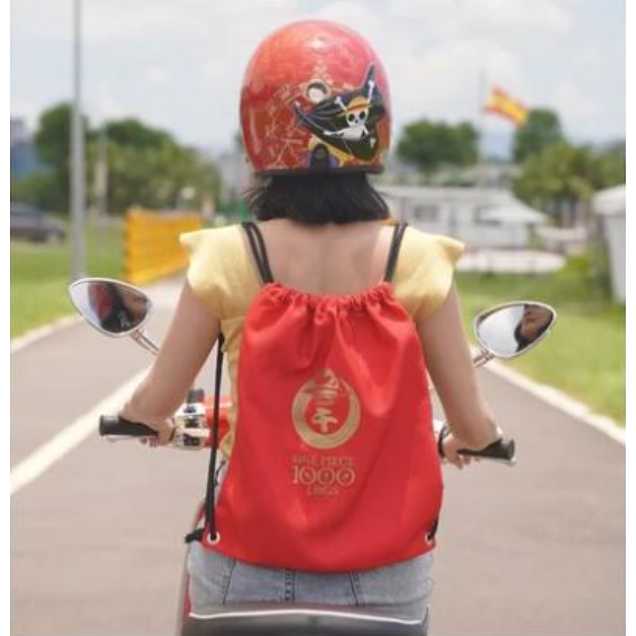 7-11 航海王 代購 航海王1000集紀念航道冒險精品集點 魯夫 索龍 娜美 喬巴 安全帽 浴巾 後背袋-細節圖4