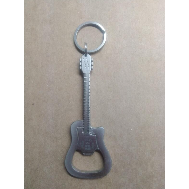 金屬鑰匙圈 吉他吊飾-細節圖2
