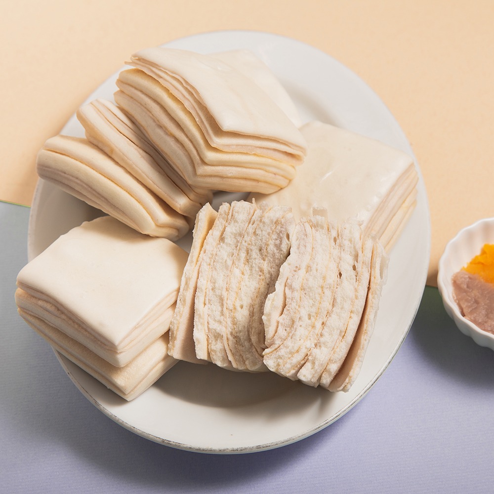 【京采】芋泥千層饅頭（6入）（蛋奶素）-細節圖2