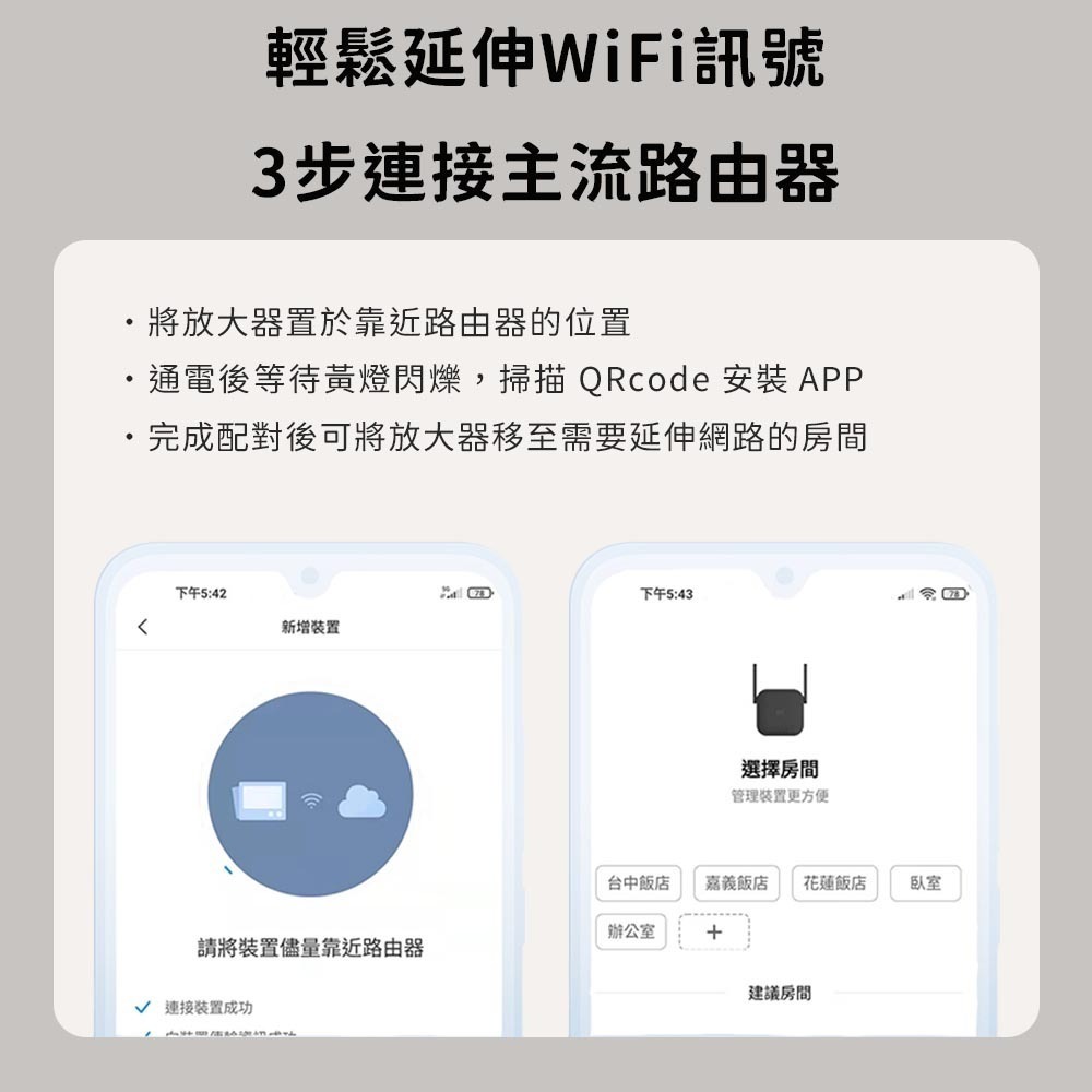 小米 WiFi 放大器 pro 路由器 分享器 訊號 放大-細節圖3