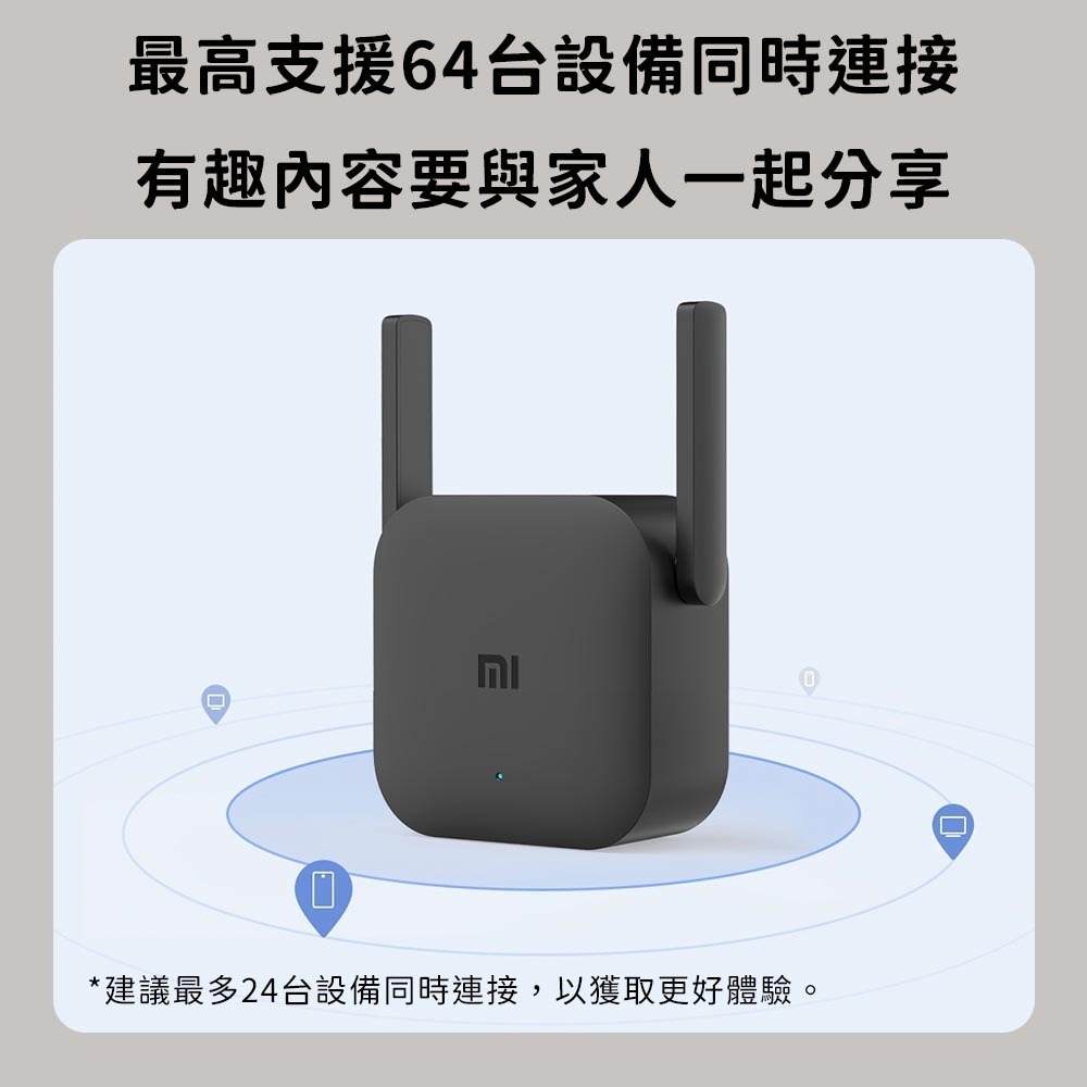 小米 WiFi 放大器 pro 路由器 分享器 訊號 放大-細節圖6