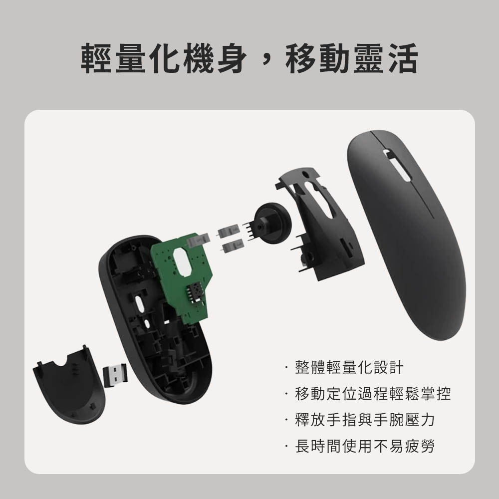 小米 米家 無線滑鼠 LITE 無線鼠標 LITE 無線 鼠標 滑鼠-細節圖6