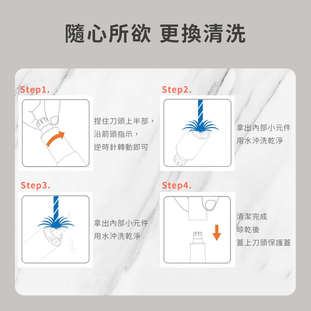送電池 小米有品 煥醒 迷你 電動 鼻毛 修剪器 理剪器 修鼻毛 男用 女用-細節圖9