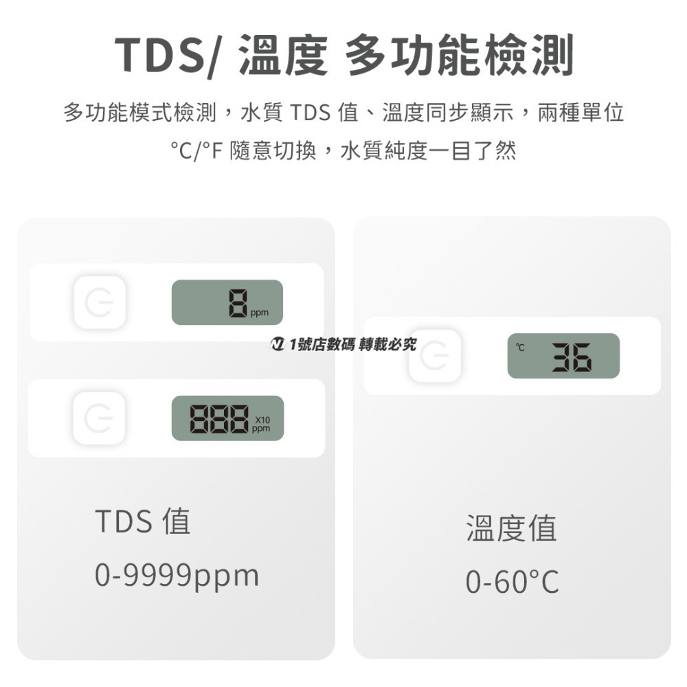 小米有品 杜克 TDS 水質 檢測器 檢測儀 檢測 測量 檢測筆 飲用水 自來水 飲水 桶裝水-細節圖8